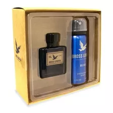 Estuche Bross London Blue Perfume Edt + Desodorante Mini