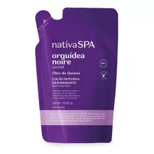 Refil Creme Hidratante Corporal Noturna Orquídea Noire350ml