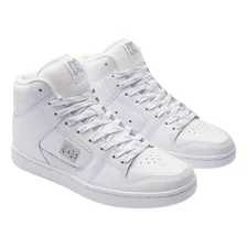 Zapatilla Mujer Dc Manteca 4 Hi Zebra Blanco