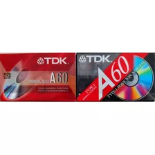 Cassettes Virgen Tdk A60 , Lote X 3 Unidades . 