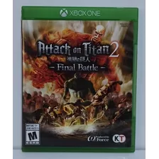 Attack On Titan 2 Final Battle Xbox One Mídia Física 