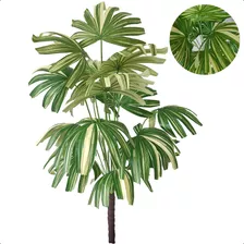 Planta Artificial Palmeira Rafia Variegata Sem Vaso Decor