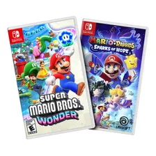 Combo Super Mario Bros Wonder E Mario Rabbids Sparks Of Hope