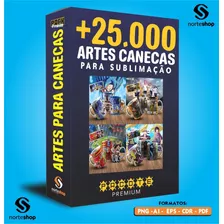 Artes Canecas +25.000 Mega Pack Sublimação 
