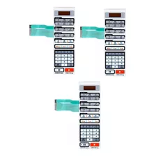 Kit 3 Membranas Teclado Microondas Midea Mtas21 Mtas22