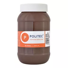 Pintura Acrilica Politec 500 Ml Acrilico Colores A Escoger Color Canela #339