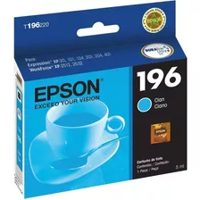 Cartucho Epson 196 Azul Original P Xp401 Xp204 Xp104 T196220