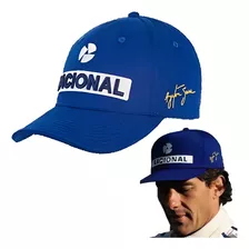Boné Nacional Ayrton Senna Retro F1