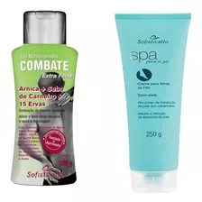 Gel Massageador Extra Forte + Creme Spa Dos Pé Sofisticatto