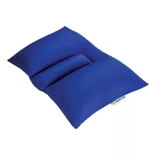 Almohada Dormir Antironquido Antiapnea Color Azul