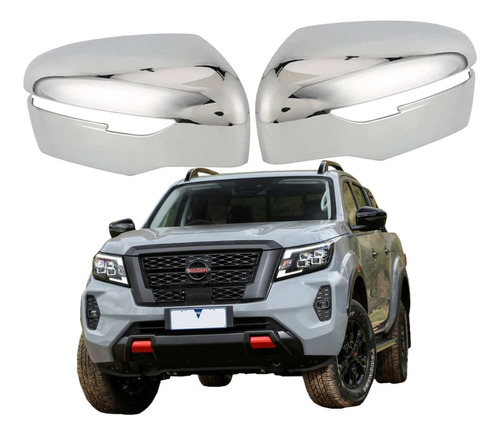 Moldura Cubre Espejos Con Led Nissan Frontier 2022 2023 Foto 3