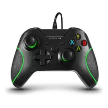 Zamia Wired Controller For Xbox One, Black Gamepad Joystick 