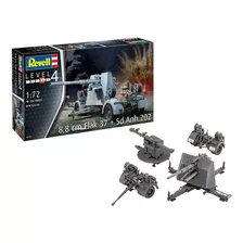 8,8 Cm Flak 37 E Sd. Ancho 202 1/72 Revell 03325 196 Unidades