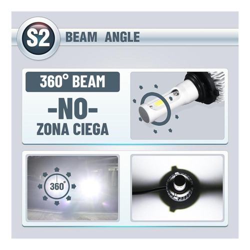 Luz Alta/baja/niebla Kit Faros Led 8000lm Para Chevrolet Foto 8