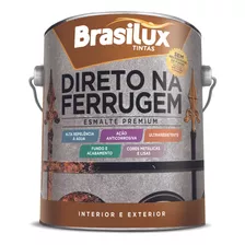 Tinta Esmalte Direto Na Ferrugem 900ml Brasilux Várias Cores