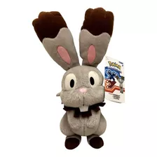 Boneco De Pelúcia Pokémon Bunnelby Sapereau Scoppel Original