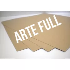 Cartulina Papel Kraft 200 Gr 100 H Tamaño Carta Artesanal