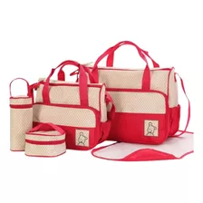 Bolso Maternal 5 Piezas Mudador Colores Envio Gratis Metinca