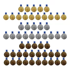 Kit C/15 Medalhas De Ouro + 15 Prata + 25 Bronze M43