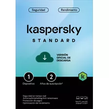 Kaspersky Standard 1 Dispositivo 2 Años Base