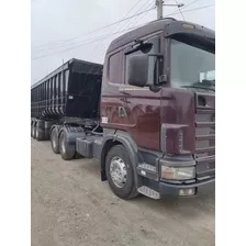 Conjunto Scania 124 360 6x2 Com Caçamba Facchini