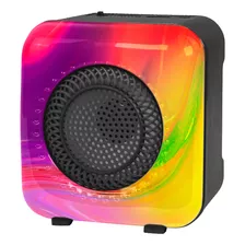 Parlante T-go Tokio Sp0310 Compacto Speaker 3 Portátil Bluetooth 5.0 Luces Led Radio Fm Usb Micro Sd Tws 