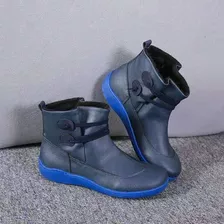 N Boots, Botas Vaqueras Elásticas De Piel Para Mujer