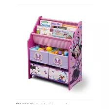 Organizador De Libros Y Juguetes Minnie Mouse Disney 4 Cont