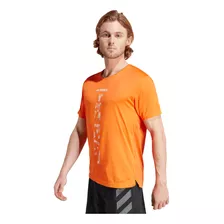 Playera adidas Trail Terrex Agravic Hombre Naranja