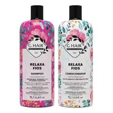 Ghair Kit Shampoo E Condicionador Relaxa Fios Litro
