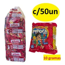 Mini Pipoca 50 Unidades De 10gr Aritana Sabor Original