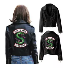 Chaqueta De Cuero For Mujer Riverdale Serpents