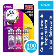 Glade Aromatizante Super Pack Toque 03 Repuestos