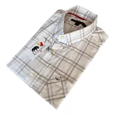 Camisa Masculina Manga Curta Xadrez Tradicional 100% Algodão