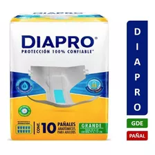 Diapro Pañal Talla Grande Desechable 10 Pz