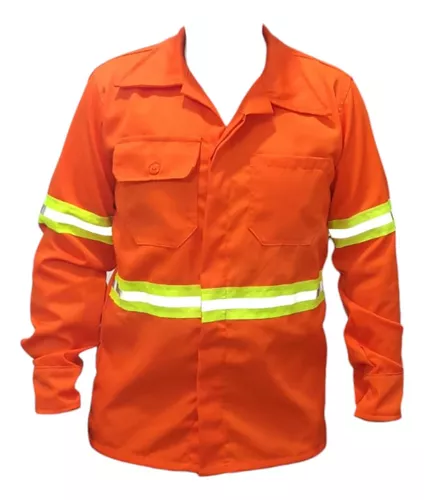 Tercera imagen para búsqueda de camisa naranja con reflejante