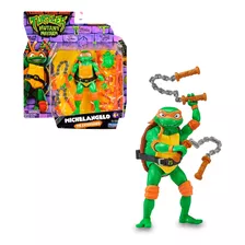 Figura Las Tortugas Ninjas Michelangelo Con Accesorios 12 Cm