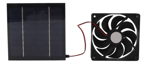 Kit De Ventilador Con Panel Solar, Miniventilador De Escape Foto 2