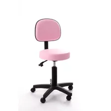 Cadeira Mocho Nice Pink Giratória