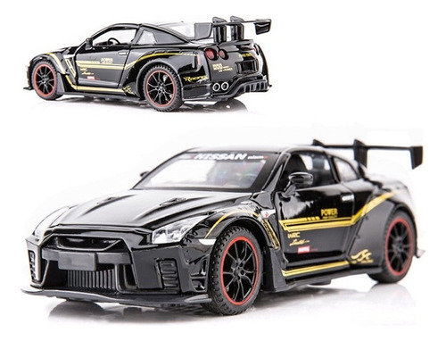 Foto de Nissan Gtr R35 Miniatura Autos De Metal Adornos Coleccionabl