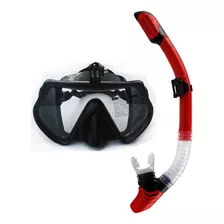 Snorkel Y Mascara De Buceo Para Gopro De Vidrio Templado