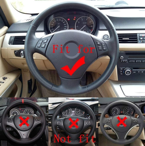 Eiseng Car Steering Wheel Button Trim Cover For Bmw 3 Series Foto 2