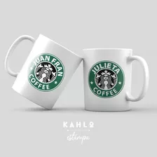 Taza Estilo Starbucks Personalizada Con Nombre
