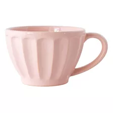 Tazas X12 Mug Pastel Vintage Ceramica Tazon Vainilla 450 Ml