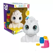 Brinquedo Infantil Joy Unicornio Pintura Com Guache E Pincel