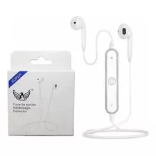 Fone De Ouvido Bluetooth In-ear Branco Com Cabo Carregador