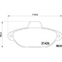 Disco Frenos  Trasera Para Fiat Panda   2010