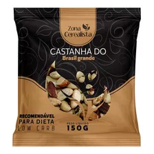 Castanha Do Brasil Inteira Grande Zona Cerealista 150g