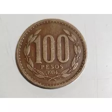 Moneda 100 Pesos Chile 1984