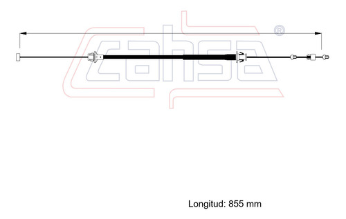 Cable Acelerador Para Gmc Syclone 4.3l 1992 Foto 2